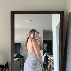 Striped MIDI Dress S